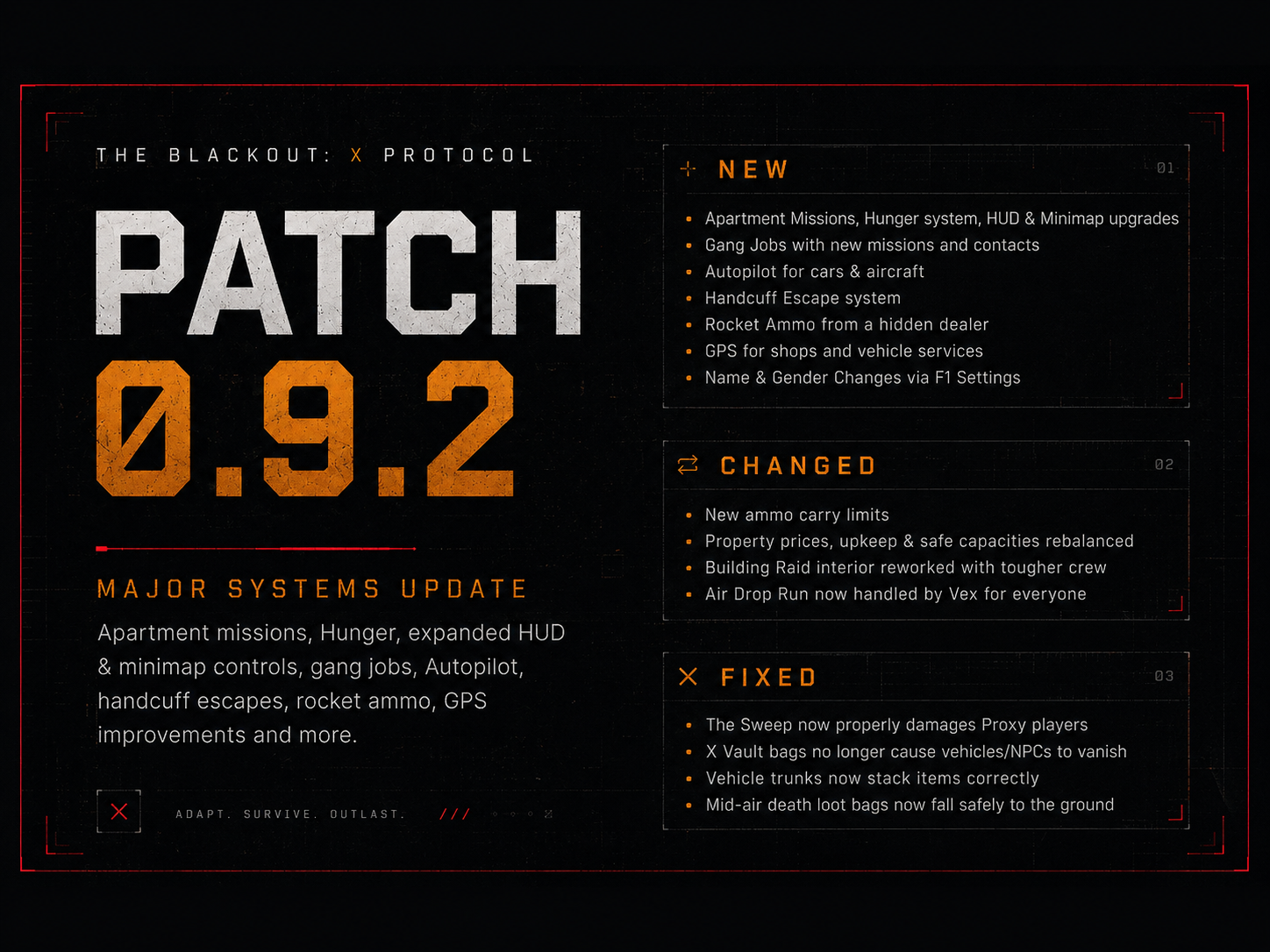 UPDATE 0.9.2 IS LIVE!